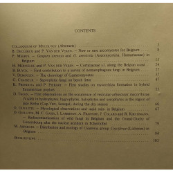 Mycologia belgica 1986 - Actes du Colloque de Mycologie MONS...