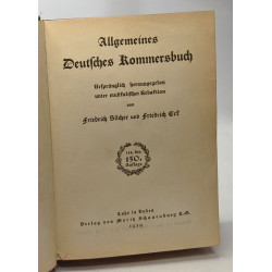 Allgemeines Deutsches kommersbuch
