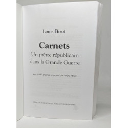 Carnets - un prêtre républicain dans la Grande Guerre
