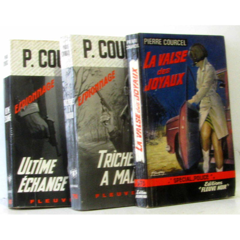 3 livres: Tricheries à Madrid + Ultime échange + La valse de joyaux