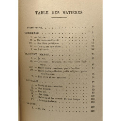 Seizième siècle - éudes littéraires - Commines Clément Marot...