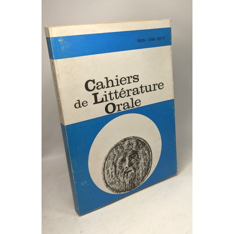 Cahier de littérature orale N°6 - publications orientalistes de France