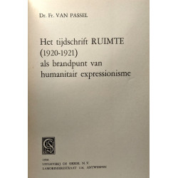 Het tijdchrift RUIMTE (1920-1921) als brandpunt van humanitair...