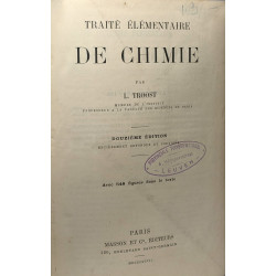 Traité élémentaire de Chimie - 12e édition - avec 548 figures dans...