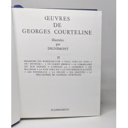 Oeuvres de georges courteline / illustrées par dignimon / 2 tomes...