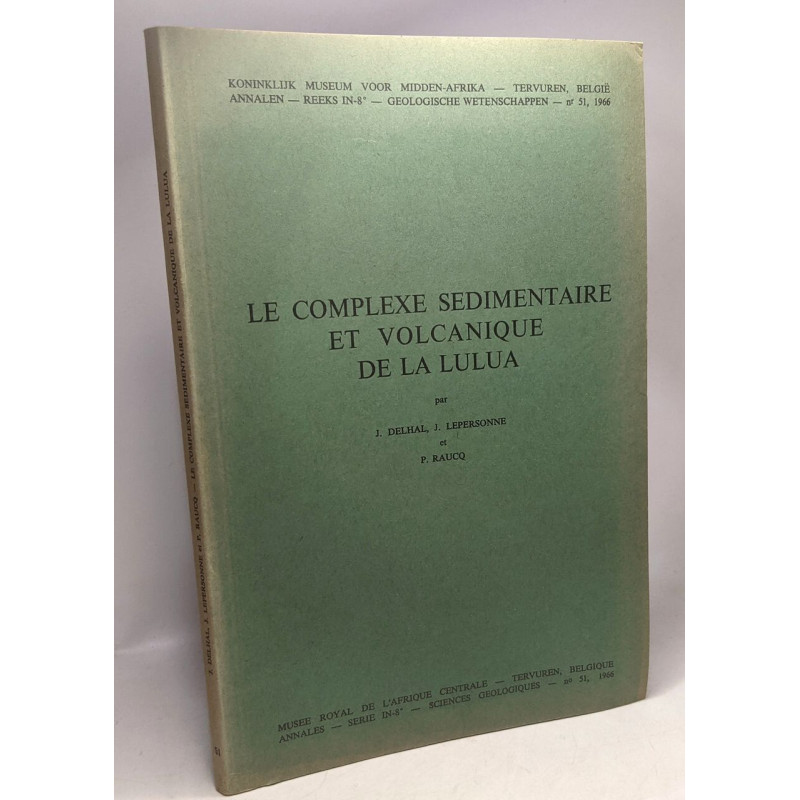 Le complexe sédimentaire et volcanique de la Lulua - Koninklijk...
