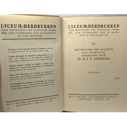 Lyceum-Herdrukken voor inrichtingen van voortgezet onderwijs voor...