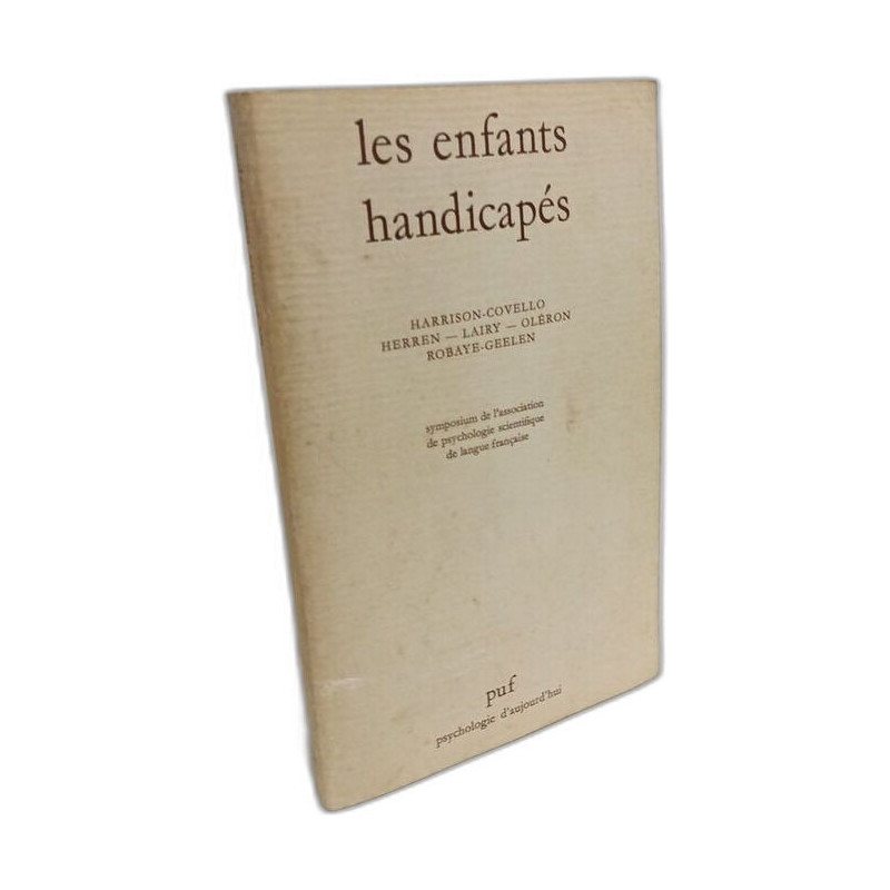 Les enfants handicapés