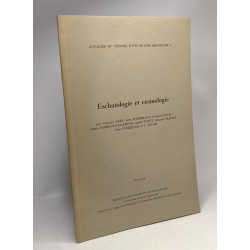 Eschatologie et cosmologie - annales du centre d'étude des...