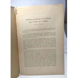 Quelques problèmes de méthode dans l'étude de la magie - extrait...