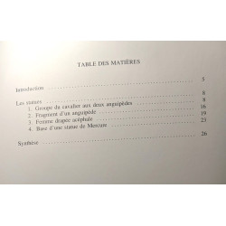 Le cavalier aux géants anguipèdes et trois autres statues...