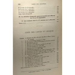 La campagne de la Marne en 1914 - préface de M. Le Maréchal...