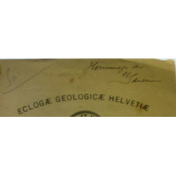 Eclogae geologicae helvetiae - vol XI n°2 juillet 1910 (non coupé...