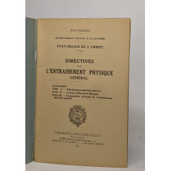 Directives sur l'entrainement physique général