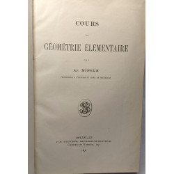 Cours de géométrie élémentaire