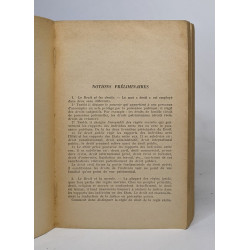 Manuel de droit civil droit privé notarial- capacité première année