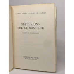 2. réflexions sur le bonheur