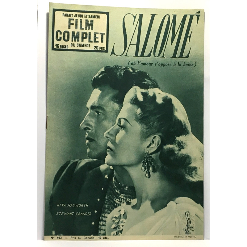 Salomé (ou l'amour s'oppose à la haine) n°403 --- Film Complet du...