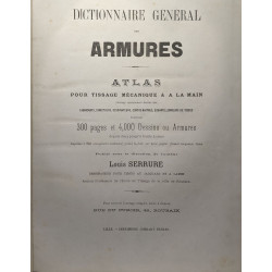 Dictionnaire général des armures - ATLAS pour tissage mécanique et...