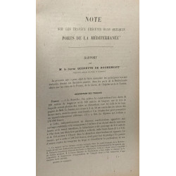 Note sur les travaux exécutés dans quelques ports de la...