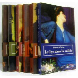 Lot de 6 livres de Bolzac: Le lys dans la vallée la cousine Bette...