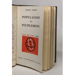 Lot de 2 ouvrages de Pierre George réunis en un seul volume:...