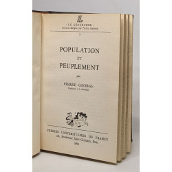 Lot de 2 ouvrages de Pierre George réunis en un seul volume:...