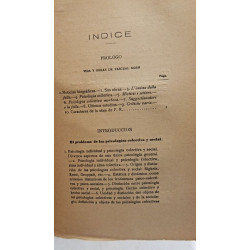 Sociologia y psicologia colectiva prologo e introduccion de Fausto...