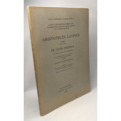 De Arte Poetica - Aristoteles Latinus XXXIII editio altera /...