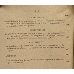 Histoire de la fédération locale - industrie du livre de Bruxelles