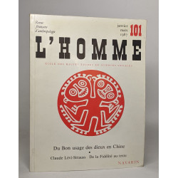 Lot de 6 numéros de "Revue francaise d'anthropologie / l'homme" :...