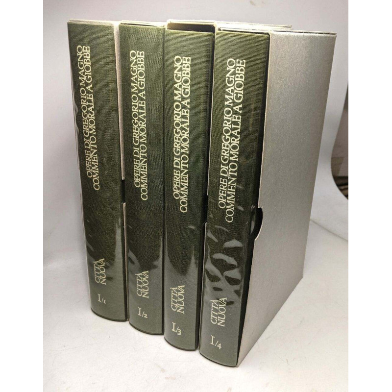 Commento morale a Giobbe - 4 Tomos I/1 + I/2 + I/3 + I/4 (libri...
