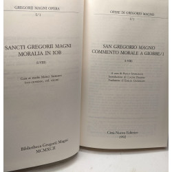 Commento morale a Giobbe - 4 Tomos I/1 + I/2 + I/3 + I/4 (libri...