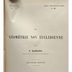 La géométrie non euclidienne - 2e édition - scientia Juin 1907 -...
