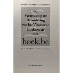 Vereeniging ter Bevordering van het Vlaamsche Boekwezen tot...