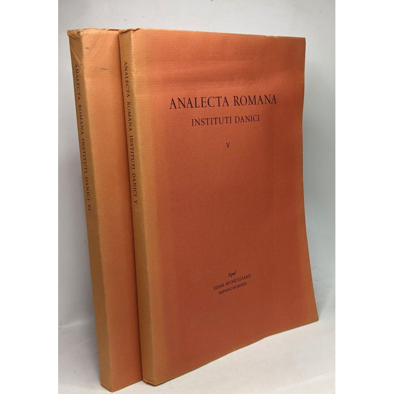 Analecta romana instituti danici V (1969) + Analecta romana...