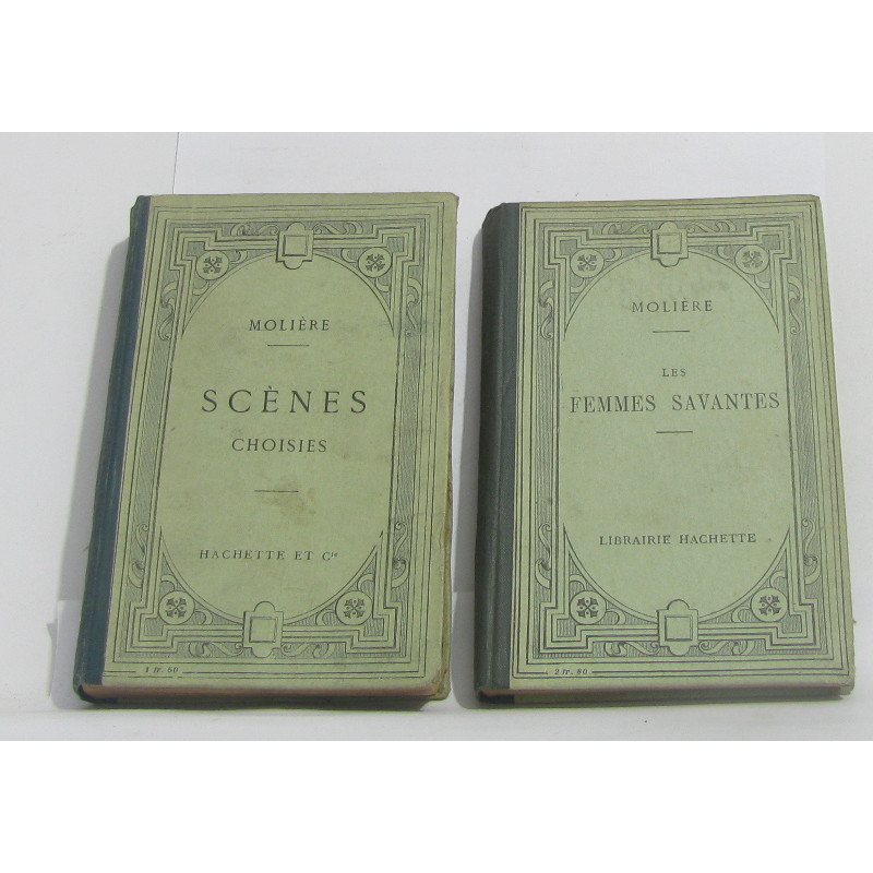 Scènes choisies - les femmes savantes (lot de deux livres)