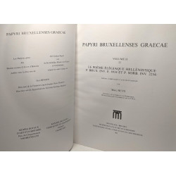 Papyri Bruxellenses Graecae - VOLUME I: 1-21 Papyrus du nome...