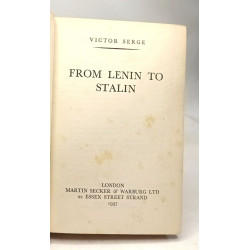 From Lenin to Stalin