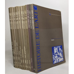 Lot de 13 numéros de "Histoire de l'art" revue Inha: N° 3 - 8 - 11...