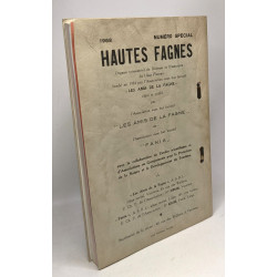 Table Analytique - Hautes Fagnes - revue trimestrielle - numéro...