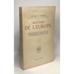 Histoire de l'Europe - bibliothèque historique