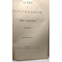 Actes de la conférence de Bruxelles 1889-1890 - 2e édition