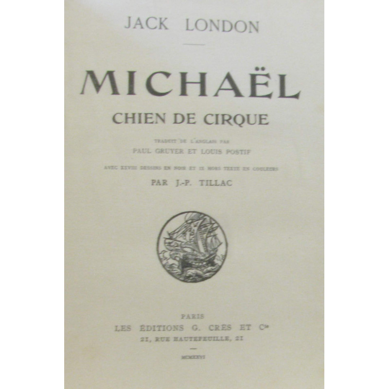 Michaël chien du Cirque - dessins de Tillac