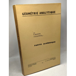 Géométrie analytique - partie algébrique