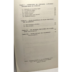Géométrie analytique - partie algébrique