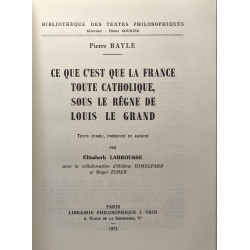 Ce que c'est que la France toute catholique