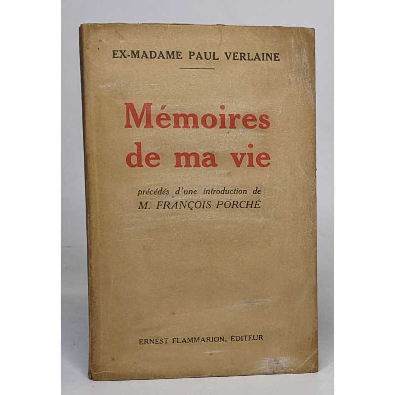 Mémoires de ma vie