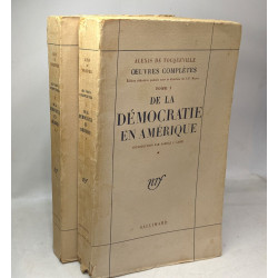 De la démocratie en amérique TOME I: VOLUME I et II / oeuvres...