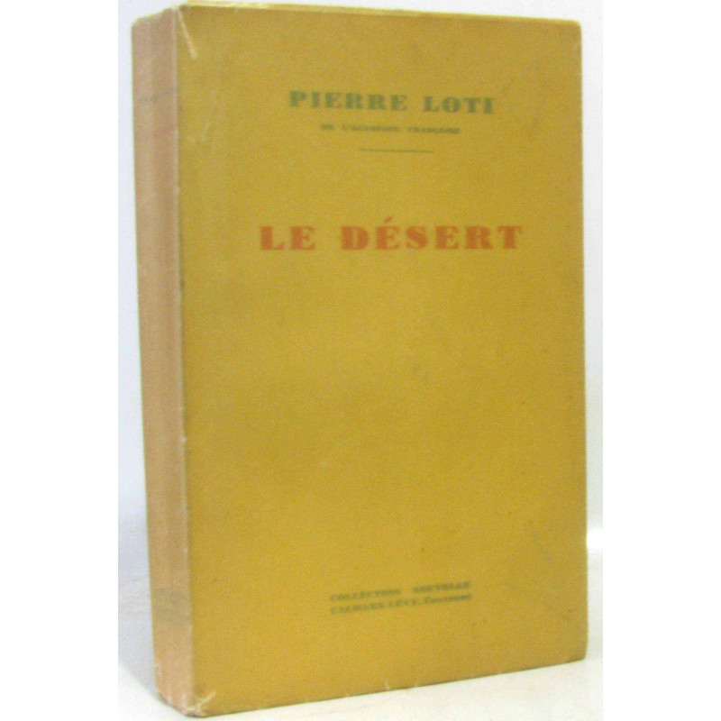 Le désert